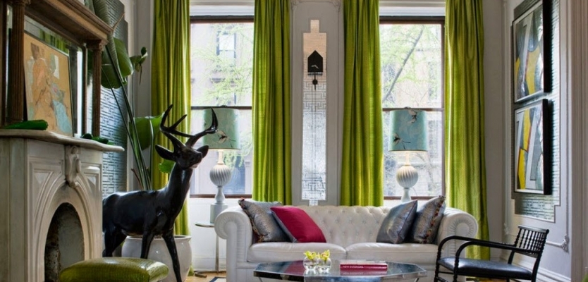 Зеленые шторы для гармонии в вашем доме